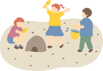 登園・自由遊び